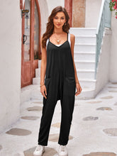 Load image into Gallery viewer, Lovelet Spaghetti Strap Jumpsuit with Pockets