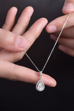 Load image into Gallery viewer, 1.5 Carat Moissanite 925 Sterling Silver Teardrop Necklace