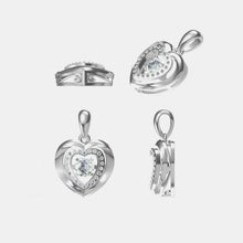 Load image into Gallery viewer, Moissanite 925 Sterling Silver Heart Necklace