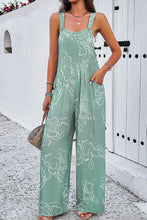 Load image into Gallery viewer, Devine Printed Wide Strap Jumpsuit with Pockets