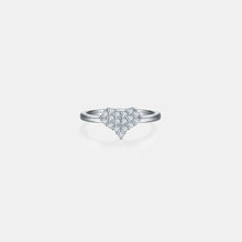 Load image into Gallery viewer, Moissanite 925 Sterling Silver Heart Ring