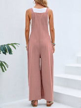 Load image into Gallery viewer, Full Size Square Neck Wide Strap Overalls