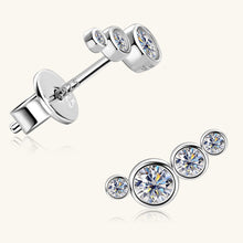 Load image into Gallery viewer, Moissanite 925 Sterling Silver Stud Earrings