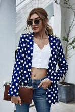 Load image into Gallery viewer, Polka Dot Long Sleeve Blazer