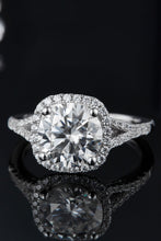 Load image into Gallery viewer, 3 Carat Moissanite Halo Ring