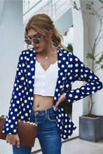 Load image into Gallery viewer, Polka Dot Long Sleeve Blazer