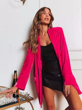 Load image into Gallery viewer, Button Up Long Sleeve Blazer with Pocket