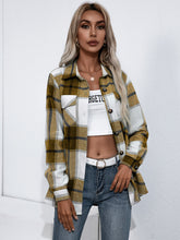 Load image into Gallery viewer, Plaid Button Up Flannel Shirt