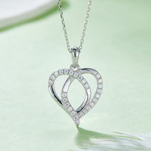 Load image into Gallery viewer, Moissanite 925 Sterling Silver Heart Shape Necklace