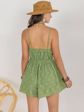 Load image into Gallery viewer, Square Neck Spaghetti Strap Romper