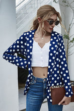 Load image into Gallery viewer, Polka Dot Long Sleeve Blazer