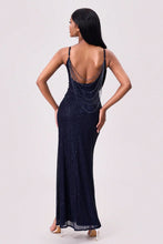 Load image into Gallery viewer, Split Sequin Backless Maxi Cami Dress