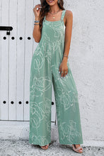 Load image into Gallery viewer, Devine Printed Wide Strap Jumpsuit with Pockets