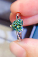 Load image into Gallery viewer, 1 Carat Moissanite Heart 925 Sterling Silver Ring