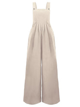 Load image into Gallery viewer, Full Size Square Neck Wide Strap Overalls