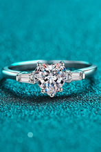 Load image into Gallery viewer, 1.2 Carat Moissanite Heart Ring