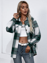 Load image into Gallery viewer, Plaid Button Up Flannel Shirt