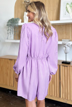 Load image into Gallery viewer, Double Take Full Size Drawstring Long Sleeve Romper