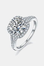 Load image into Gallery viewer, 3 Carat Moissanite Halo Ring