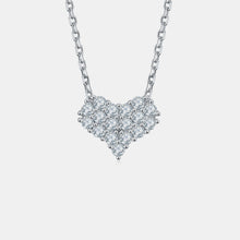 Load image into Gallery viewer, Moissanite 925 Sterling Silver Heart Necklace