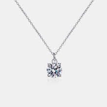 Load image into Gallery viewer, 1 Carat Moissanite 925 Sterling Silver Necklace