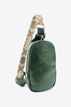 Load image into Gallery viewer, Adjustable Strap PU Leather Sling Bag