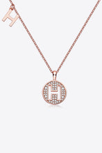 Load image into Gallery viewer, Moissanite A to J Pendant Necklace