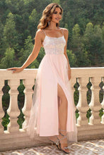 Load image into Gallery viewer, Lace-Up Backless Mesh Dress - hc