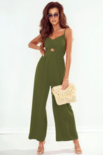 Load image into Gallery viewer, Smocked Spaghetti Strap Wide Leg Jumpsuit