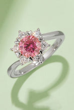 Load image into Gallery viewer, 1 Carat Moissanite 925 Sterling Silver Cluster Ring
