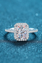 Load image into Gallery viewer, 2 Carat Moissanite 925 Sterling Silver Halo Ring