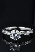 Load image into Gallery viewer, 1 Carat Moissanite 925 Sterling Silver Ring