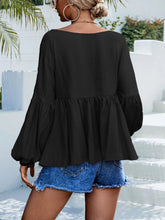 Load image into Gallery viewer, Puff Sleeve Babydoll Blouse