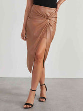 Load image into Gallery viewer, Twist Detail High Waist Skirt
