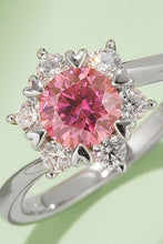 Load image into Gallery viewer, 1 Carat Moissanite 925 Sterling Silver Cluster Ring