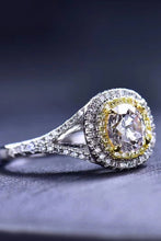 Load image into Gallery viewer, Two-Tone Moissanite Ring