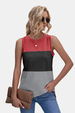 Load image into Gallery viewer, Color Block Tank Top
