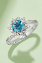 Load image into Gallery viewer, 1 Carat Moissanite 925 Sterling Silver Cluster Ring