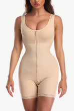 Load image into Gallery viewer, Full Size Zip-Up Lace Detail Shapewear