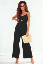 Load image into Gallery viewer, Smocked Spaghetti Strap Wide Leg Jumpsuit