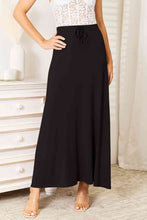 Load image into Gallery viewer, Double Take Full Size Soft Rayon Drawstring Waist Maxi Skirt Rayon