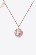Load image into Gallery viewer, Moissanite A to J Pendant Necklace