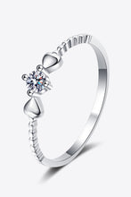 Load image into Gallery viewer, Moissanite Heart 925 Sterling Silver Ring