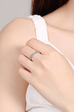 Load image into Gallery viewer, Moissanite 925 Sterling Silver Half-Eternity Ring