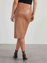 Load image into Gallery viewer, Twist Detail High Waist Skirt