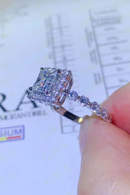 Load image into Gallery viewer, 1 Carat Moissanite Square Ring