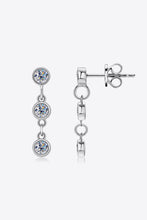 Load image into Gallery viewer, Moissanite 925 Sterling Silver Drop Earrings