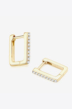 Load image into Gallery viewer, Moissanite Geometric 925 Sterling Silver Earrings