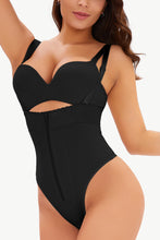 Load image into Gallery viewer, Full Size Adjustable Strap Zip-Up Shaping Bodysuit