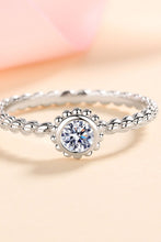 Load image into Gallery viewer, Moissanite Rhodium-Plated Ring